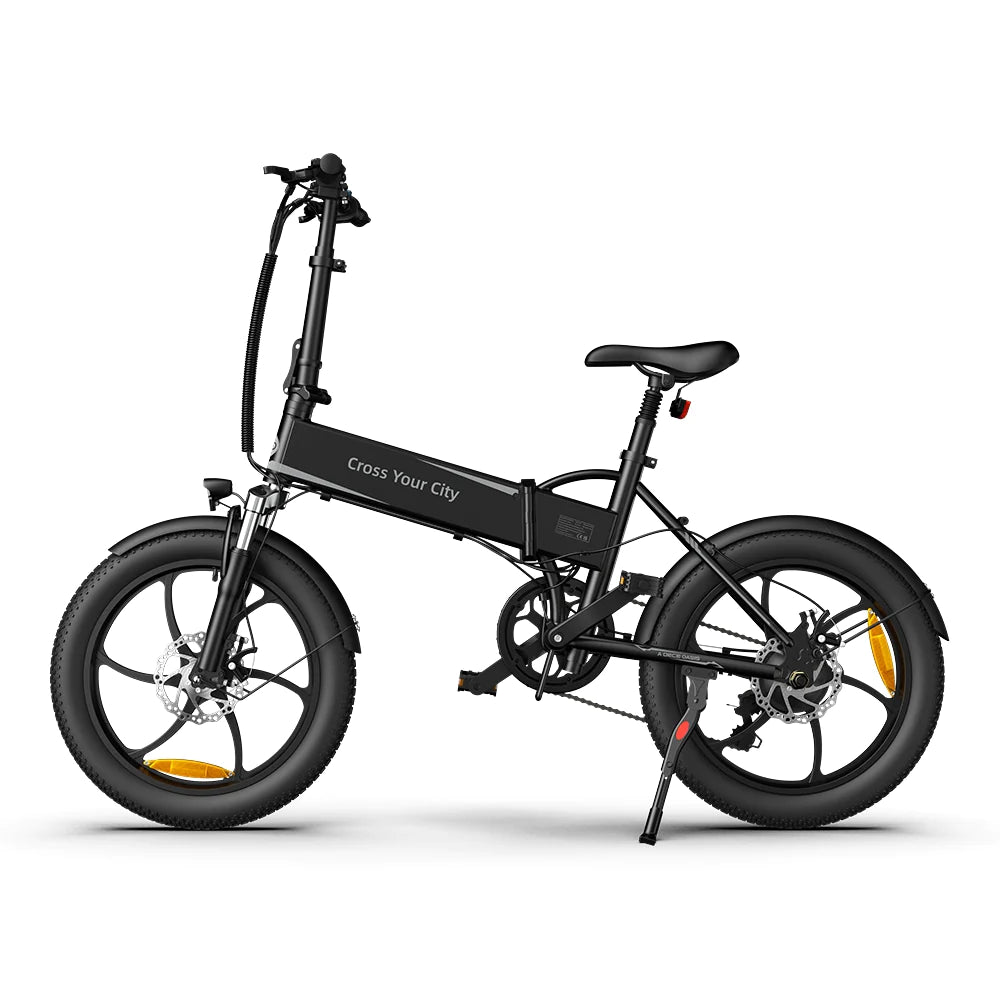 ADO A20+ Folding Electric Bike - Black