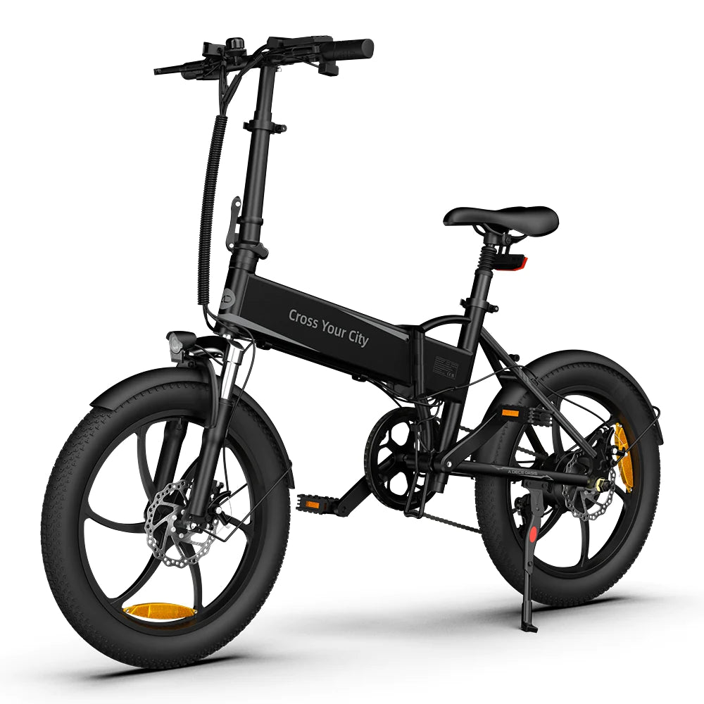 ADO A20+ Folding Electric Bike - Black