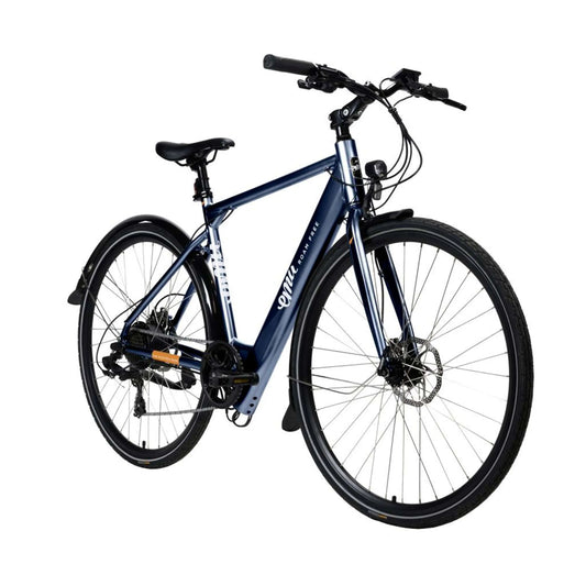 The Evo Crossbar Hybrid Electric Bike - Blue