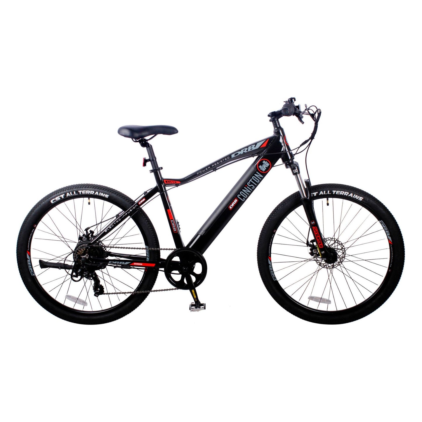 Dallingridge Coniston Hardtail Electric Mountain Bike - Black/Red